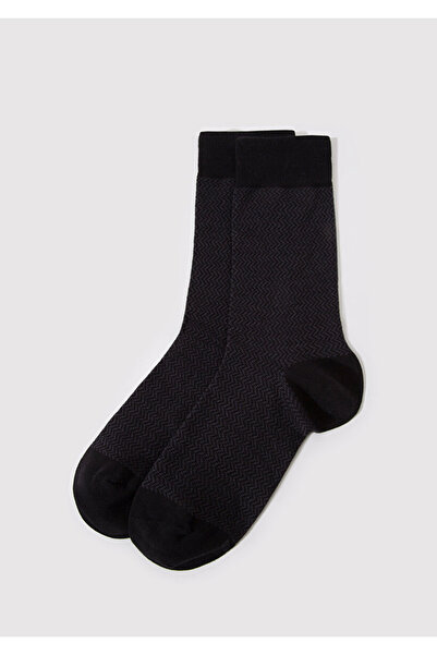 Mavi Black Socket Socks
