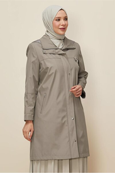 Alvina Plus Size Trench Coat 10992