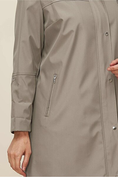 Alvina Plus Size Trench Coat 10992