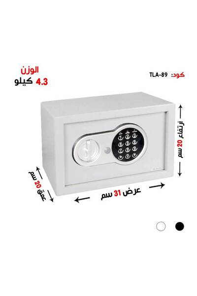 TLA خزنة تجوري فندقية (4.3 كجم) - رمز + مفتاح