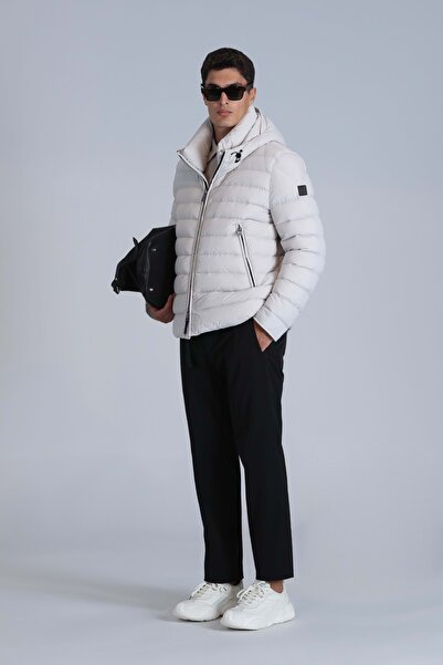 Lufian 112120259 Gabriel Goose down Men's Coat Stone