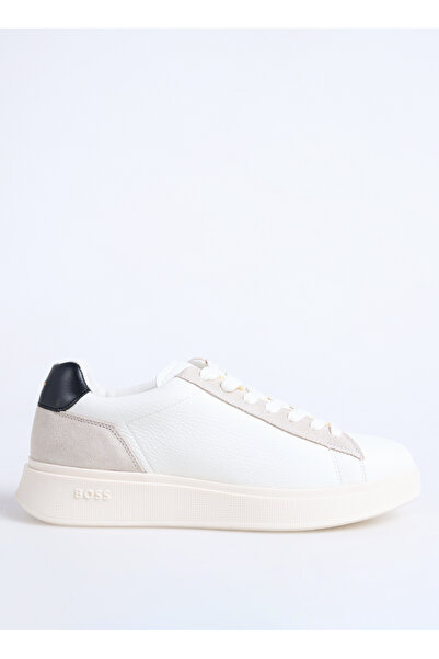 BOSS Ekru Erkek Sneaker Bulton Runn