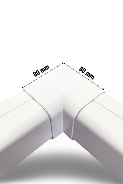 PartiAsya Klima Kanalı İç Köşe Aparatı 75x60 mm