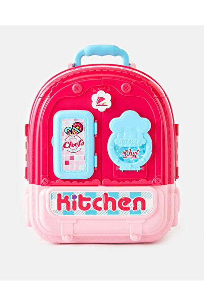 REDTAG مجموعة مطبخ للبنات باللون الوردي