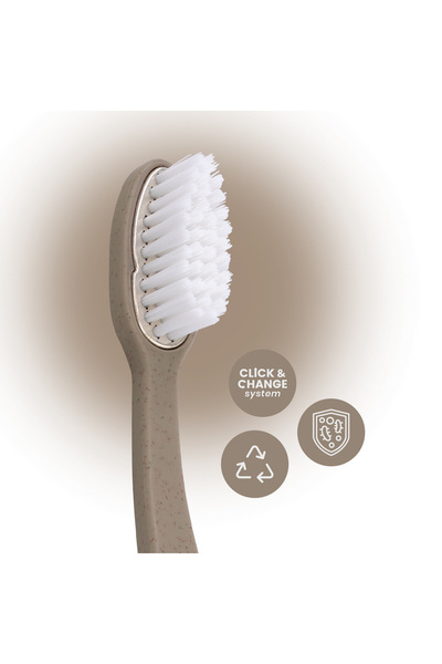 SILVER CARE Toothbrush For Life Eco-Friendly Refillable Toothbrush For Adult