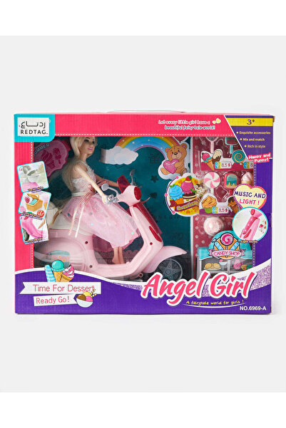 REDTAG لعبة دراجة نارية وردية للبنات