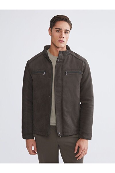 LC Waikiki معطف LCWAIKIKI الكلاسيكي ذو القالب القياسي ياقة مرتفعة متوسطة الطو...