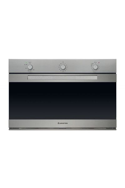 Ariston Built-in Gas Oven - 73 Liters - Auto Ignition - Grey - 59.5x89.5 cm