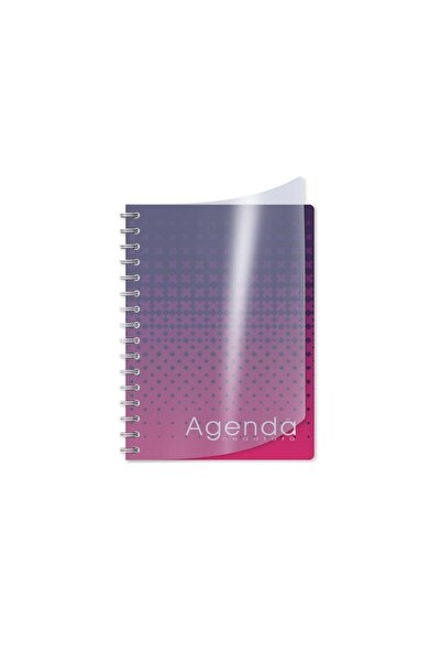 Libra Undated A5 spiral notebook, dotted line, cardboard cover with plastic dust jacket