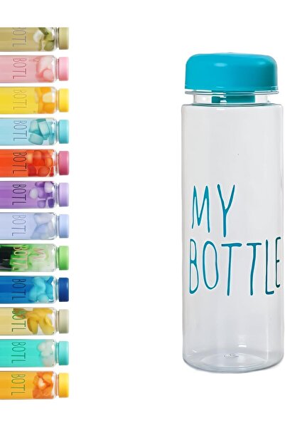 Alcoach Slim Water Bottle 400ml - Lightweight Tritan, Leak Proof (Blue)