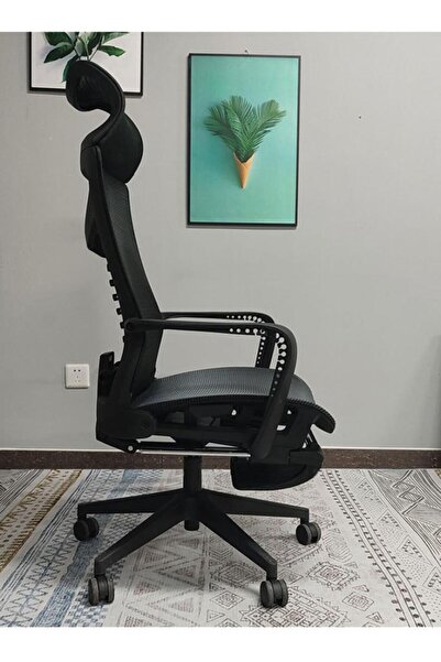 qaydao Office chair with mesh back and fabric seat
