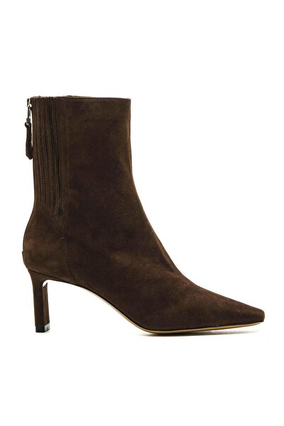 Sofia Baldi Vony Brown Suede Women's Heel Boots