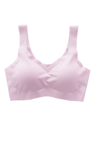 FridayIn Female Simplicity Solid color Slim Bra