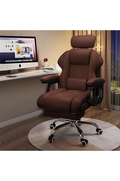 Yelajoy Executive Office Chair, Reclining with Footrest Ergonomic Computer Chair with Lumbar Support
