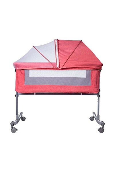 KidLe سرير أطفال متعدد الوظائف قابل للطي والتحريك مع مظلة قابلة للتعديل وشبكة...