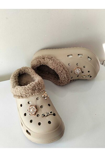 AkınalBella Slippers with fur inside