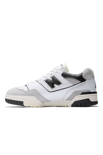New Balance 550 BB550GWB-NB Lifestyle Pánské Boty Bílé - Černé Kožené Pánské Boty Lifestyle