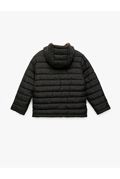 Koton Double Sided Zipper Hooded Long Sleeve Transitional Coat