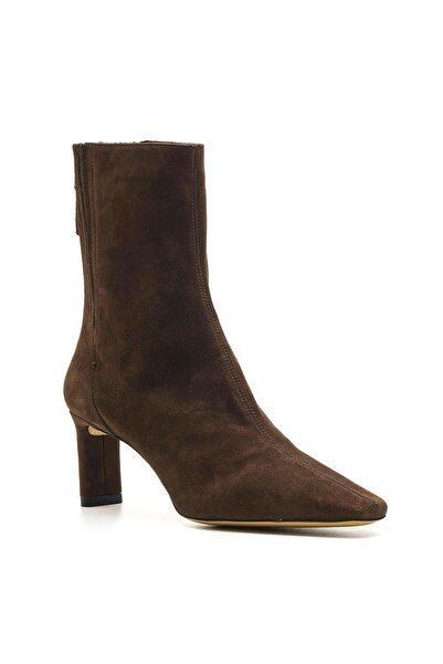 Sofia Baldi Vony Brown Suede Women's Heel Boots