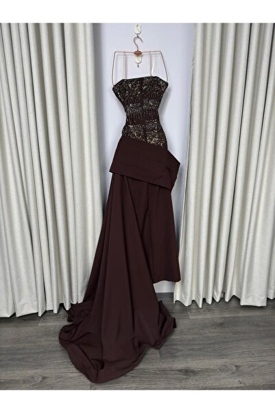 BTROON Embroidered evening dress