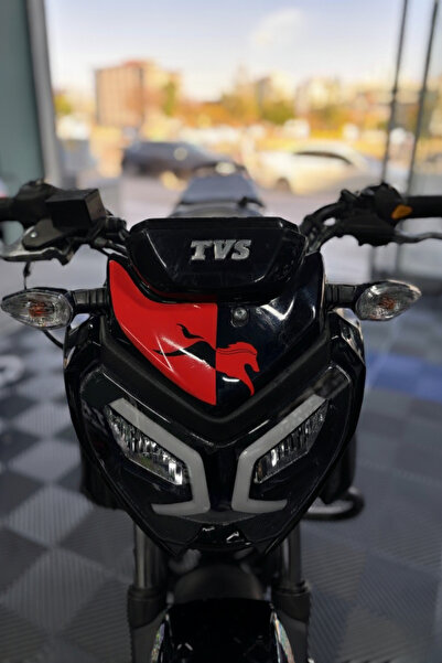 Banxtre TVS Raider için Kafa Detay Sticker AT Logolu Sticker