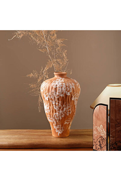 Ambra Home Orange Earth Vase