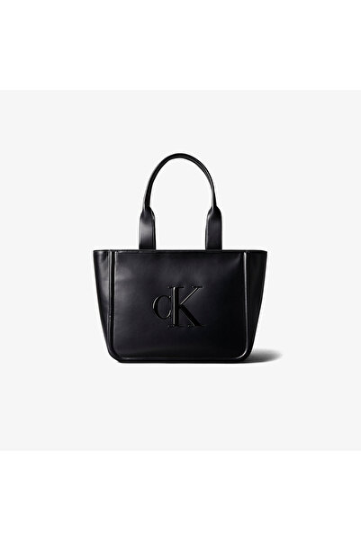 Calvin Klein Bold Medium Tote Kadın Siyah Çanta