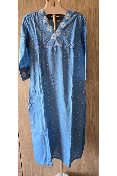 THUGFIT BLUE SALWAR SET COTTON COMFY WEAR