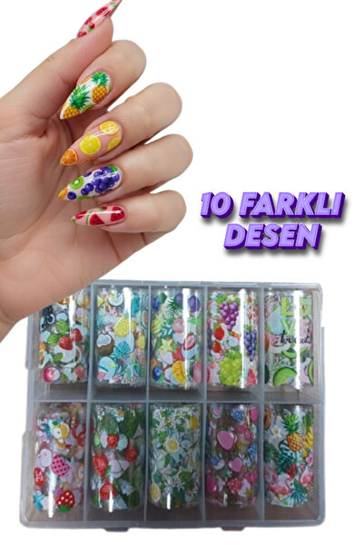 xolo Kalıcı Tırnak Folyo Transfer Protez Takma Tırnak Fenomen Seriler Süsleme