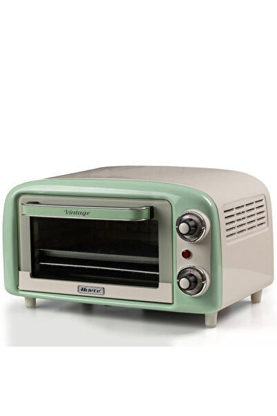 ARIETE Electric oven VINTAGE 3919/04, 800W, 10 l, 3 modes, 230C, Timer 60 min, Green
