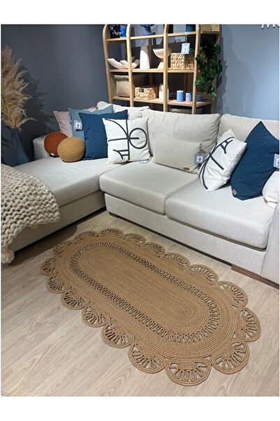 Ayaz Matrix Jüt Kilim, Paspas, Mutfak Halısı, Banyo Paspası, Kilim, Halı, Oturma Odası Halısı