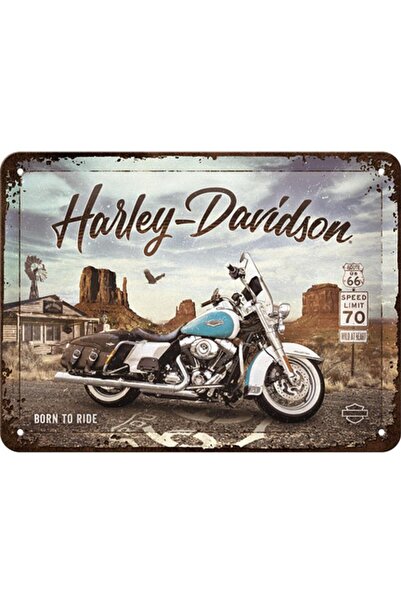 Nostalgic Art Placă 15x20 Harley-Davidson - Route 66 Road King C