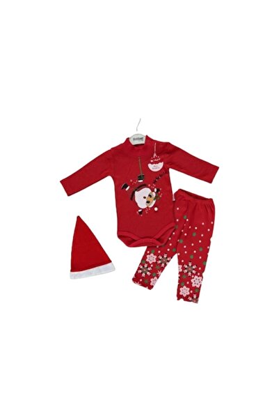 OEM Red Christmas baby 3-piece set 62-80