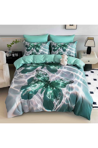 CHIRASO CHIRASO Bedding Set, 5D, Finet, ELASTIC Sheet 180x200+30cm, Duvet Cover 200x230cm, 4 Pillowcases