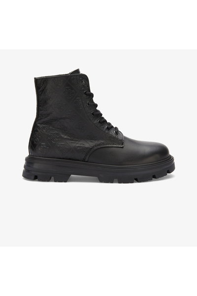 Guess Garda Deri Erkek Siyah Bot