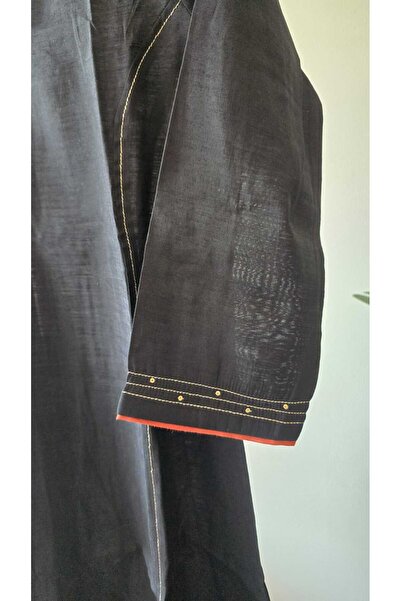 THUGFIT BLACK SALWAR SUIT WITH RUSSIAN SILK DUPETA