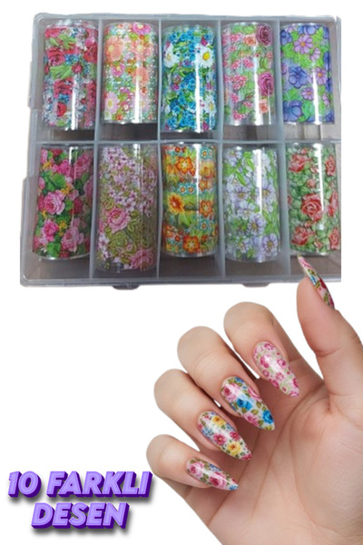 xolo Kalıcı Tırnak Folyo Transfer Protez Takma Tırnak Fenomen Seriler Süsleme