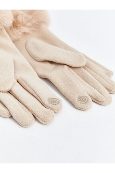 LC Waikiki Lcw Accessories Fur Women's Gloves