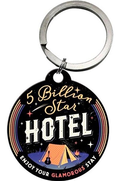 Nostalgic Art 5 Billion Star Hotel Keychain