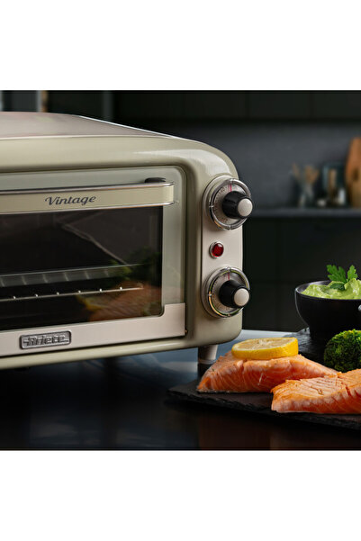 ARIETE Electric oven VINTAGE 3919/03, 800W, 10 l, 3 modes, 230C, Timer 60 min, Beige