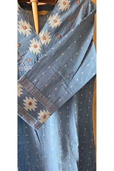 THUGFIT BLUE SALWAR SET COTTON COMFY WEAR