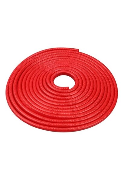OEM Red rubber car door protective strip with metal insert, 5 m