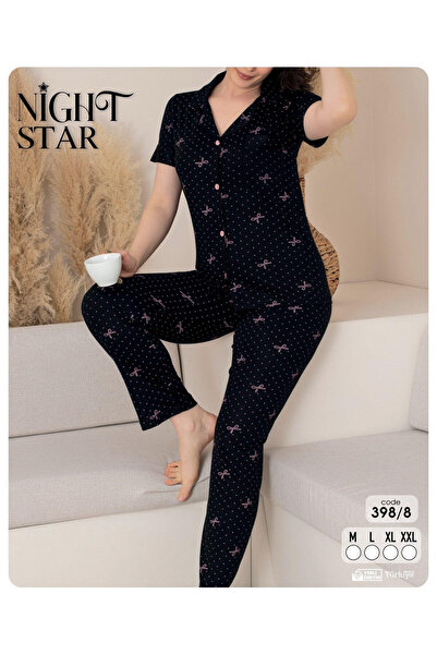Night Star Pajama Set Patterned