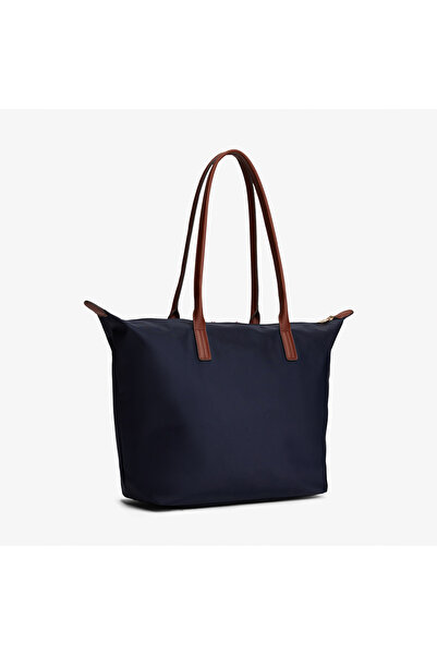 Tommy Hilfiger Popette Corp Kadın Mavi Tote Çanta