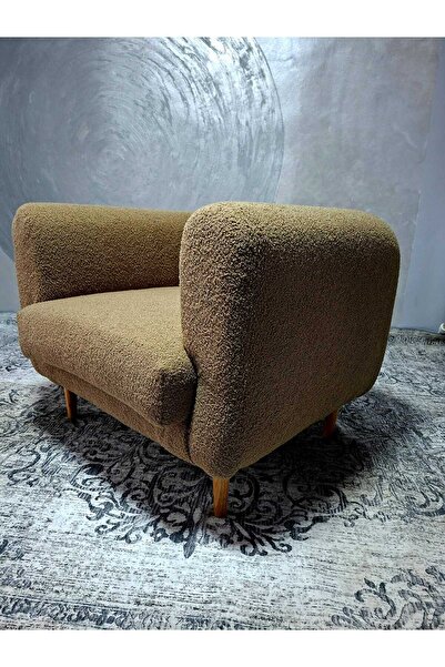 Fotoliipuf Modern armchair, Scandinavian design, wooden legs - comfort and elegance