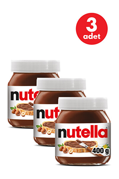Nutella Kakaolu Fındık Kreması 400 Gr - 3 Adet