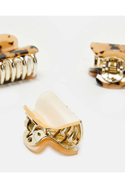 REDTAG Women Beige Hair Claw Set (Pack of 3)