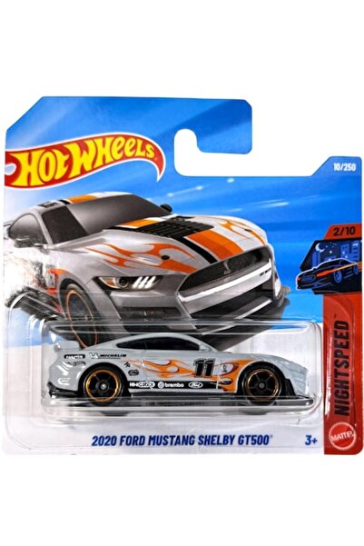 HOT WHEELS Mașină metalică 2020 Ford Mustang Shelby GT500 Gri ​​1:64