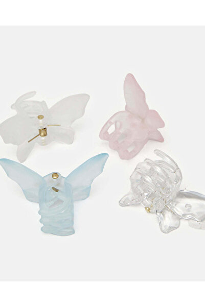 REDTAG Women Assorted Hair Claw Set (4 Piece)