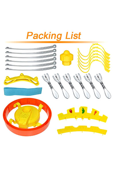 DOMEET Musical Spinning Crown Game Party Toy